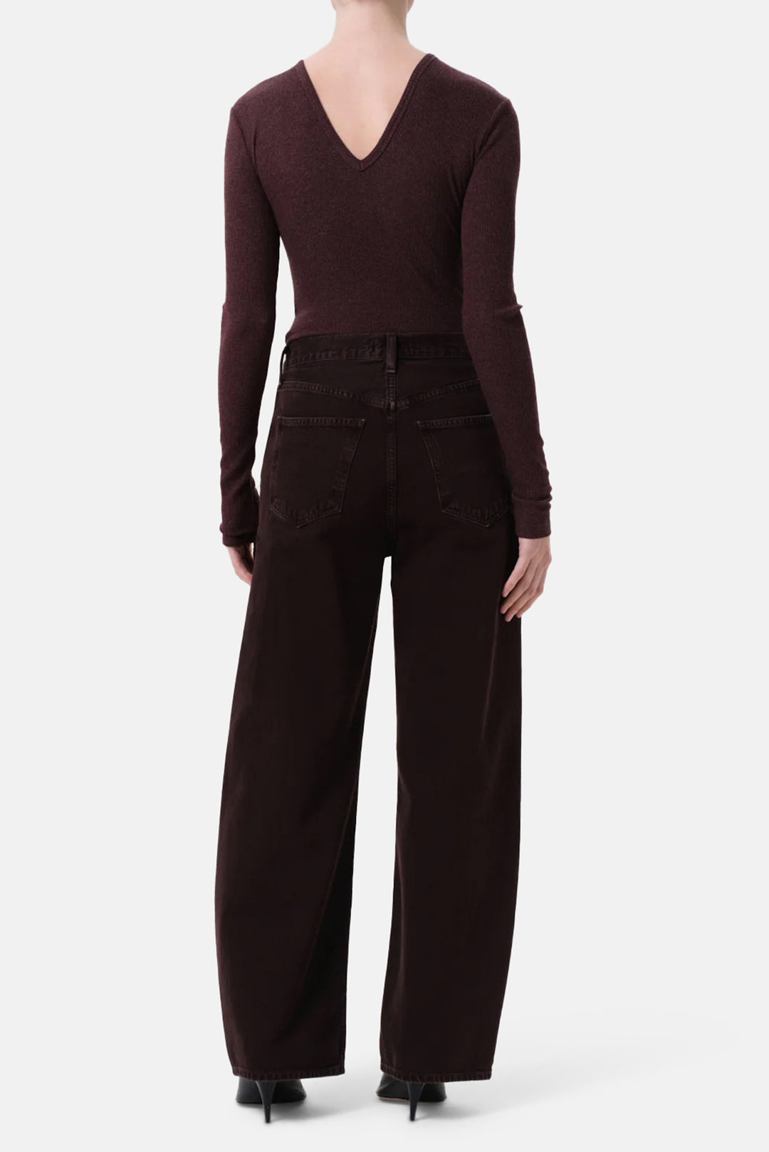 Low Curve Jean in Sloe Berry