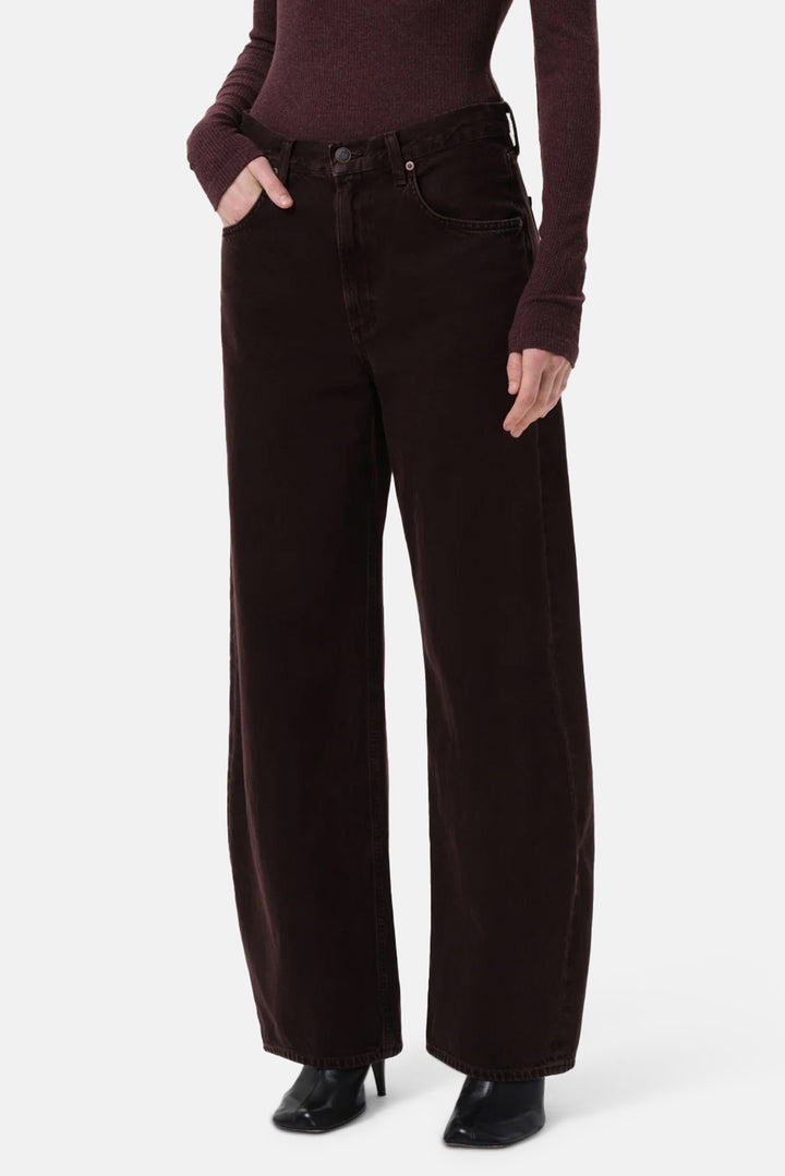 Low Curve Jean in Sloe Berry