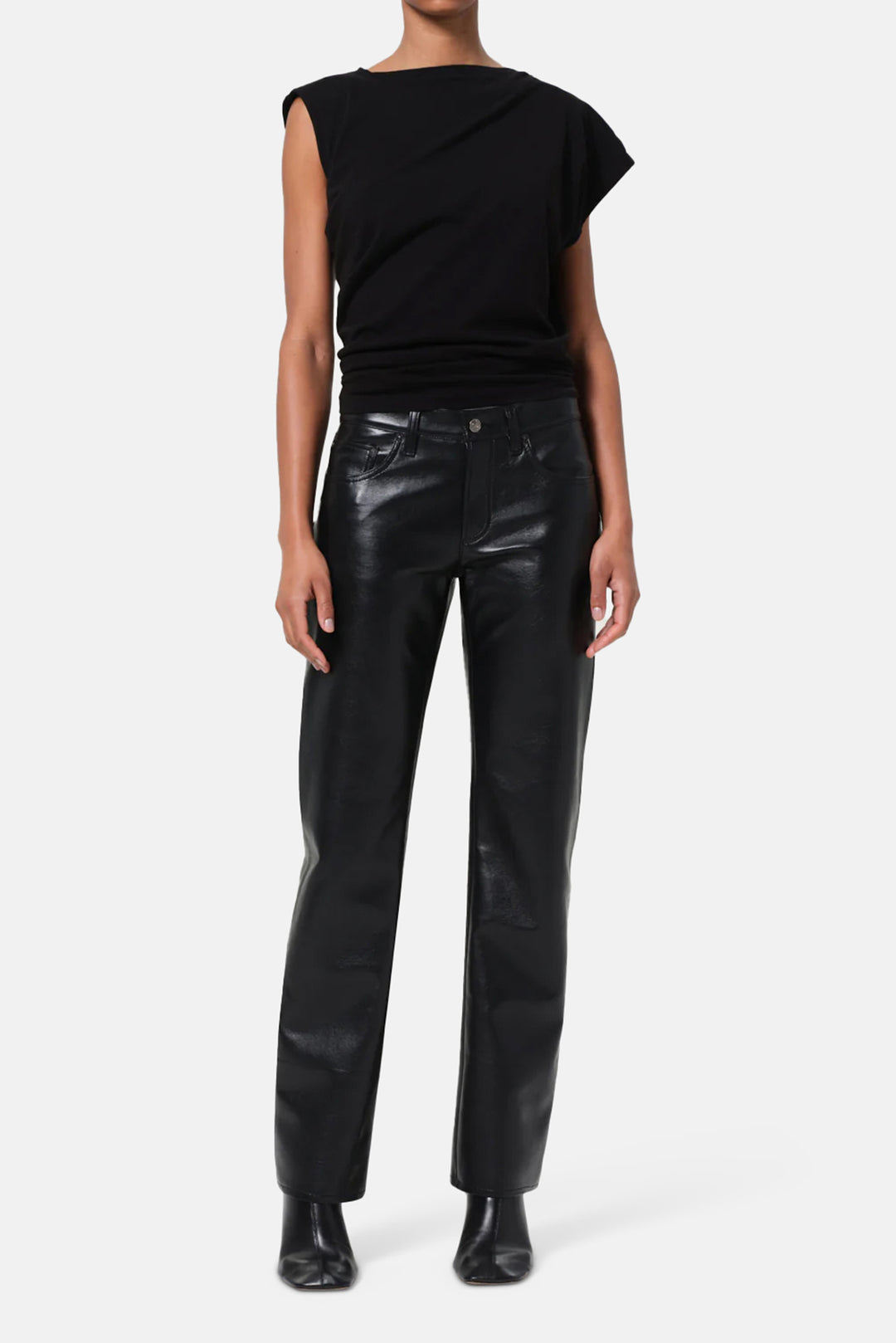 Low Rise Slim (Recycled Leather) in Detox