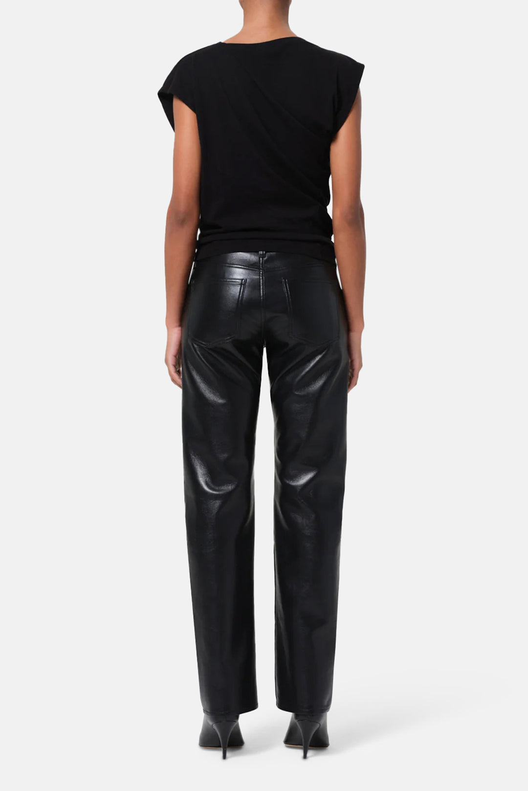 Low Rise Slim (Recycled Leather) in Detox