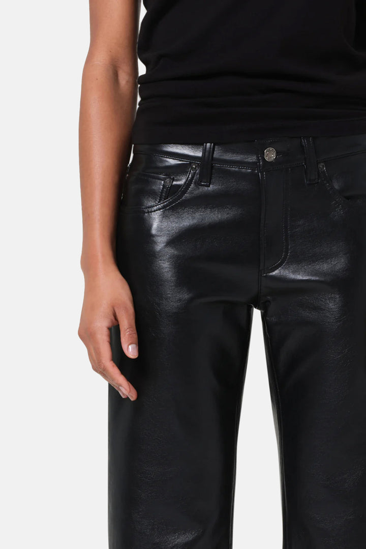 Low Rise Slim (Recycled Leather) in Detox
