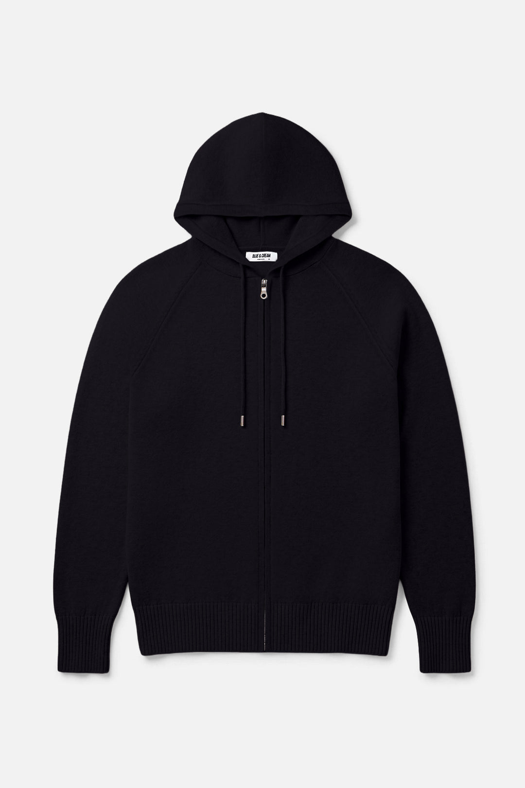 Luke Zip Hoodie Black Lead