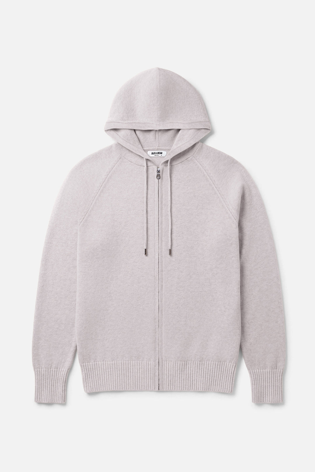 Luke Zip Hoodie Heather Grey