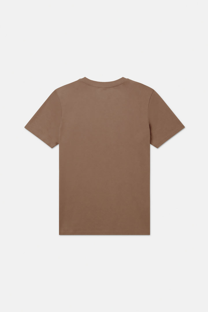 Luxe Jersey Tee Ash Brown