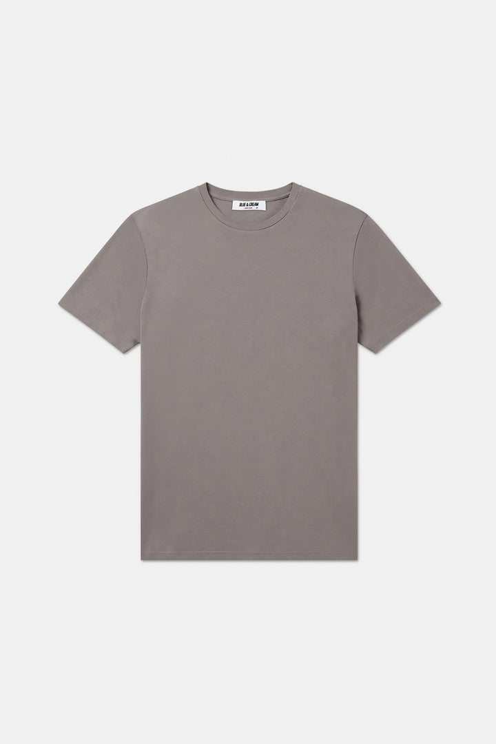 Luxe Jersey Tee Steel Grey