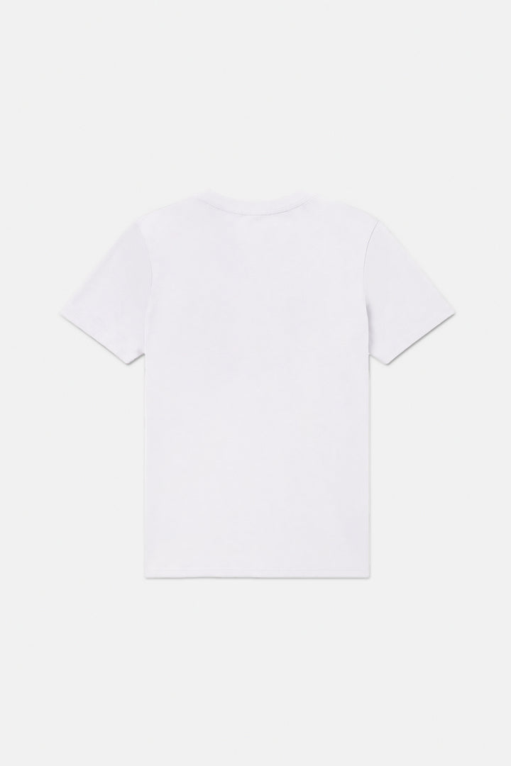 Luxe Jersey Tee White