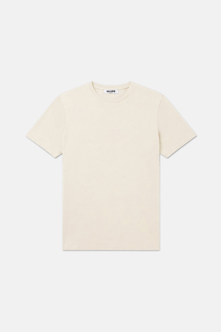 Luxe Jersey Tee Pale Yellow