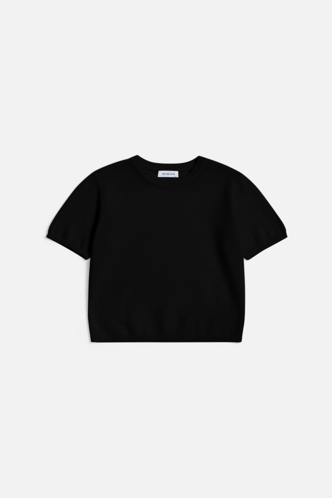 Bella Cashmere Short Sleeve Tee Black