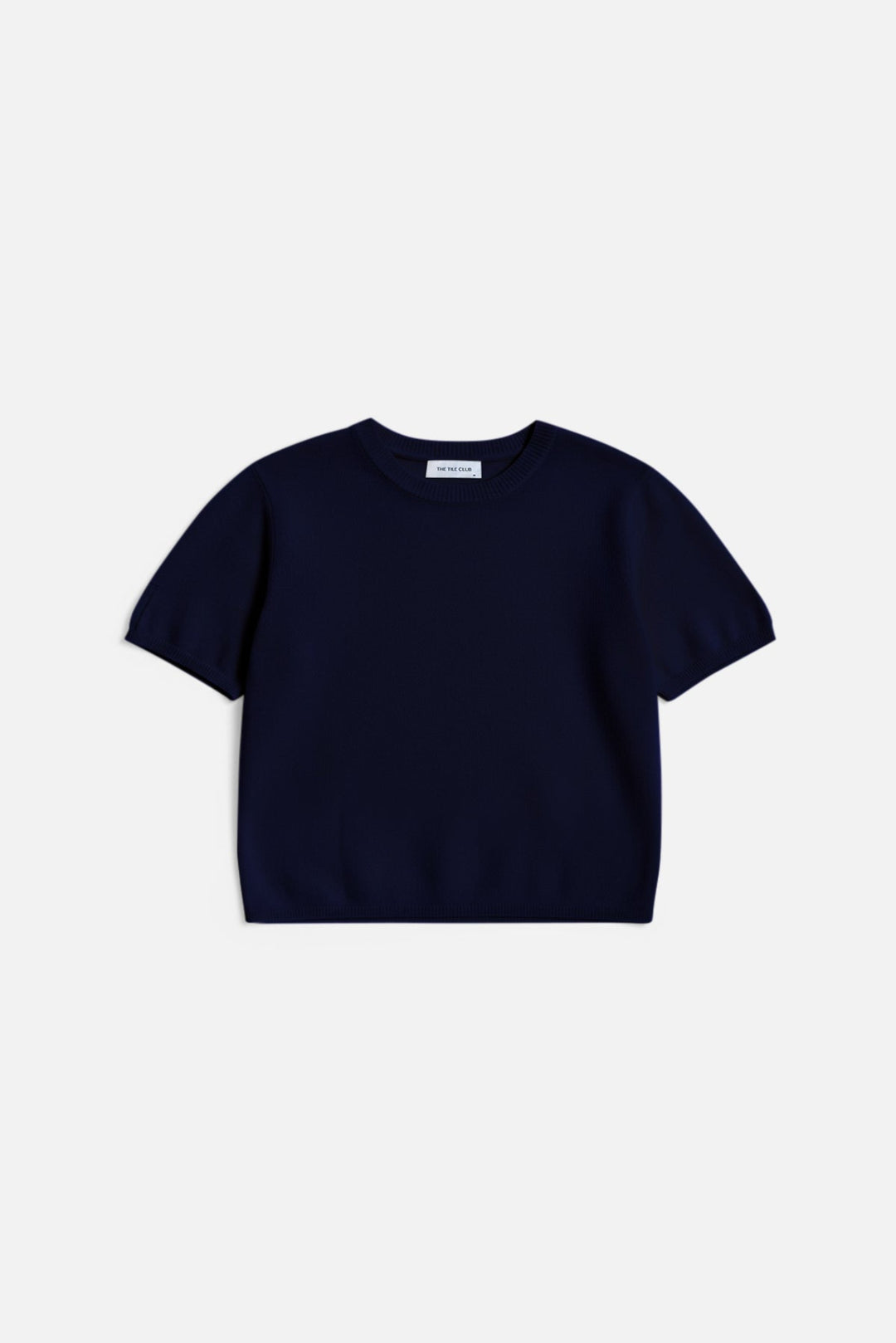 Bella Cashmere Short Sleeve Tee Navy