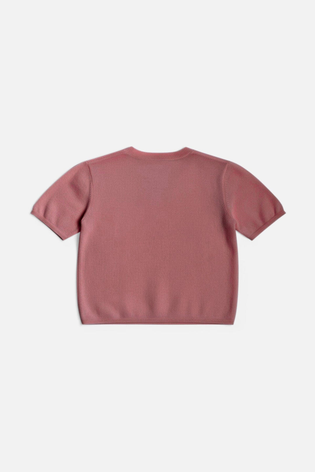Bella Cashmere Short Sleeve Tee Mauve