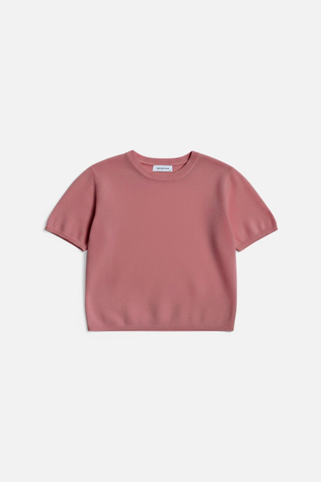 Bella Cashmere Short Sleeve Tee Mauve