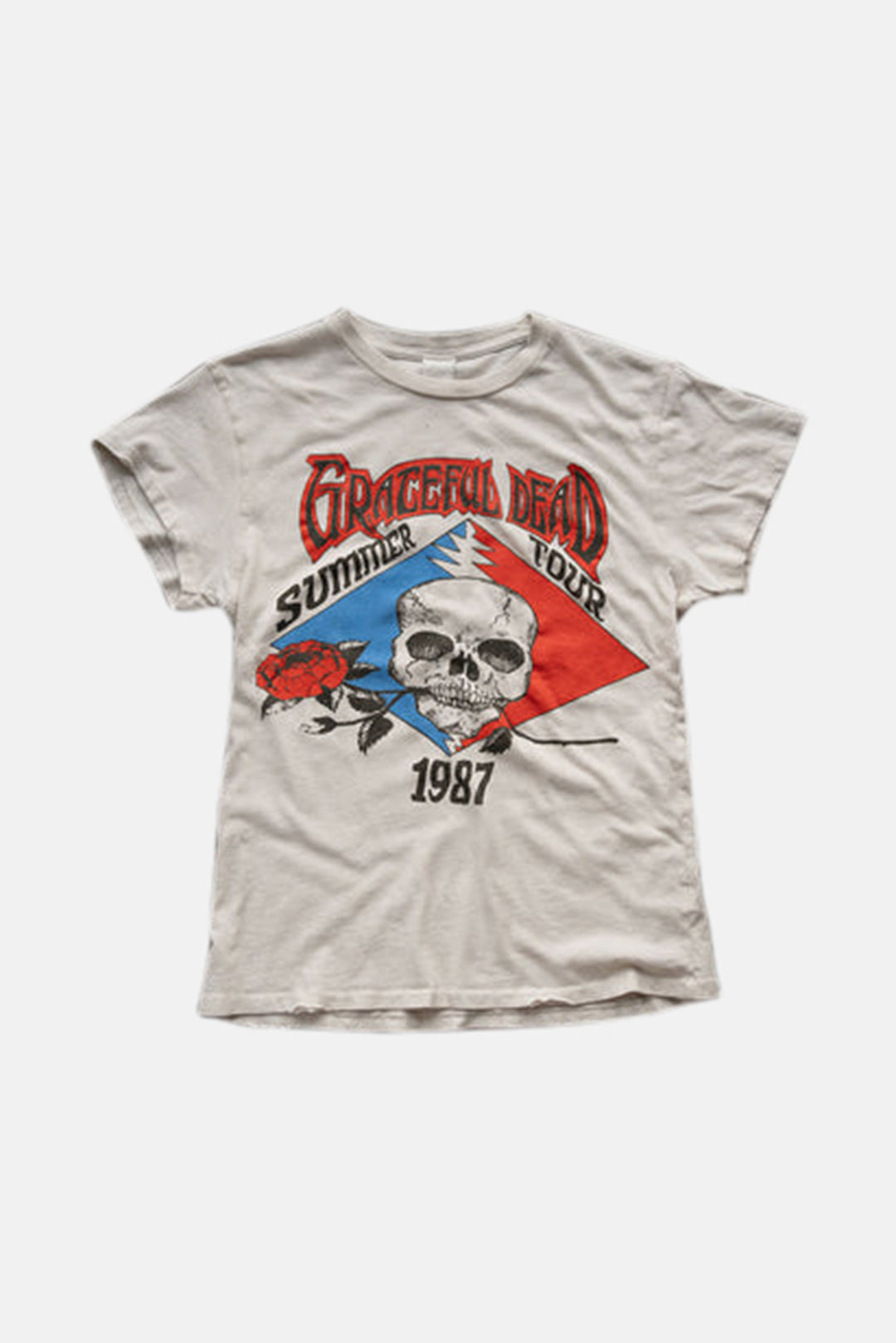 Grateful Dead Summer Tour '87 Tee Vintage White