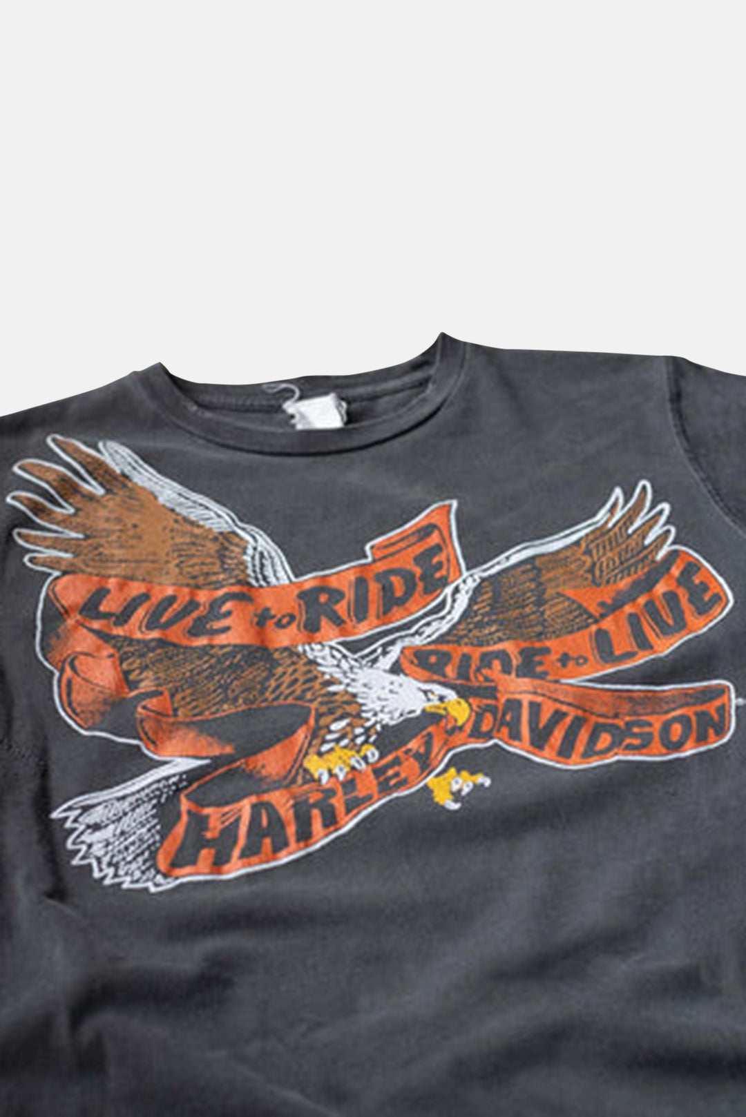 Harley Live To Ride Tee Black Pigment