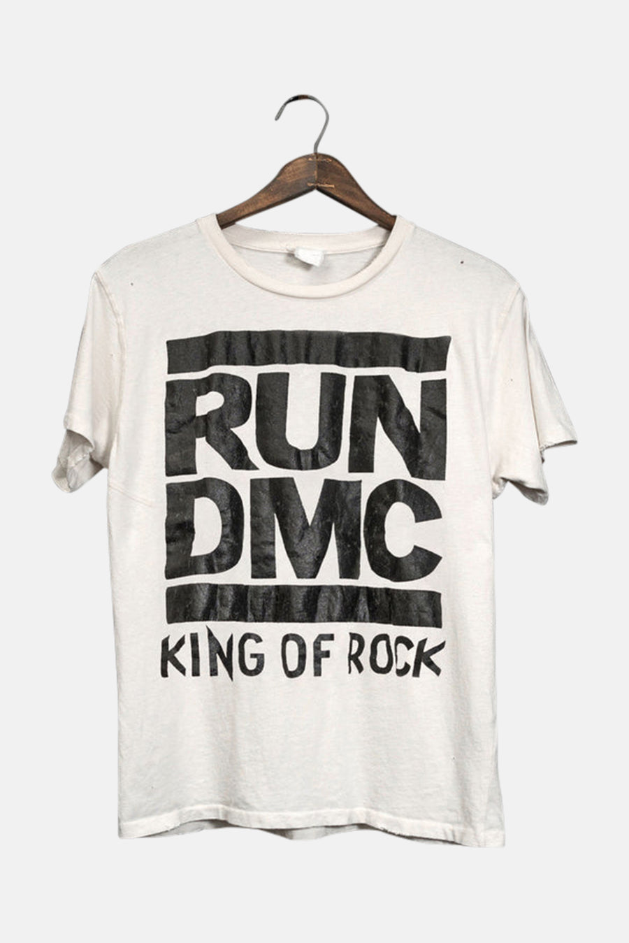 Run DMC King Of Rock Tee Vintage White