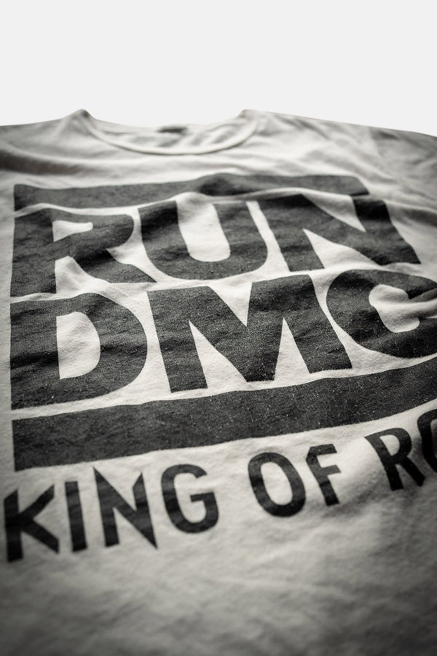 Run DMC King Of Rock Tee Vintage White