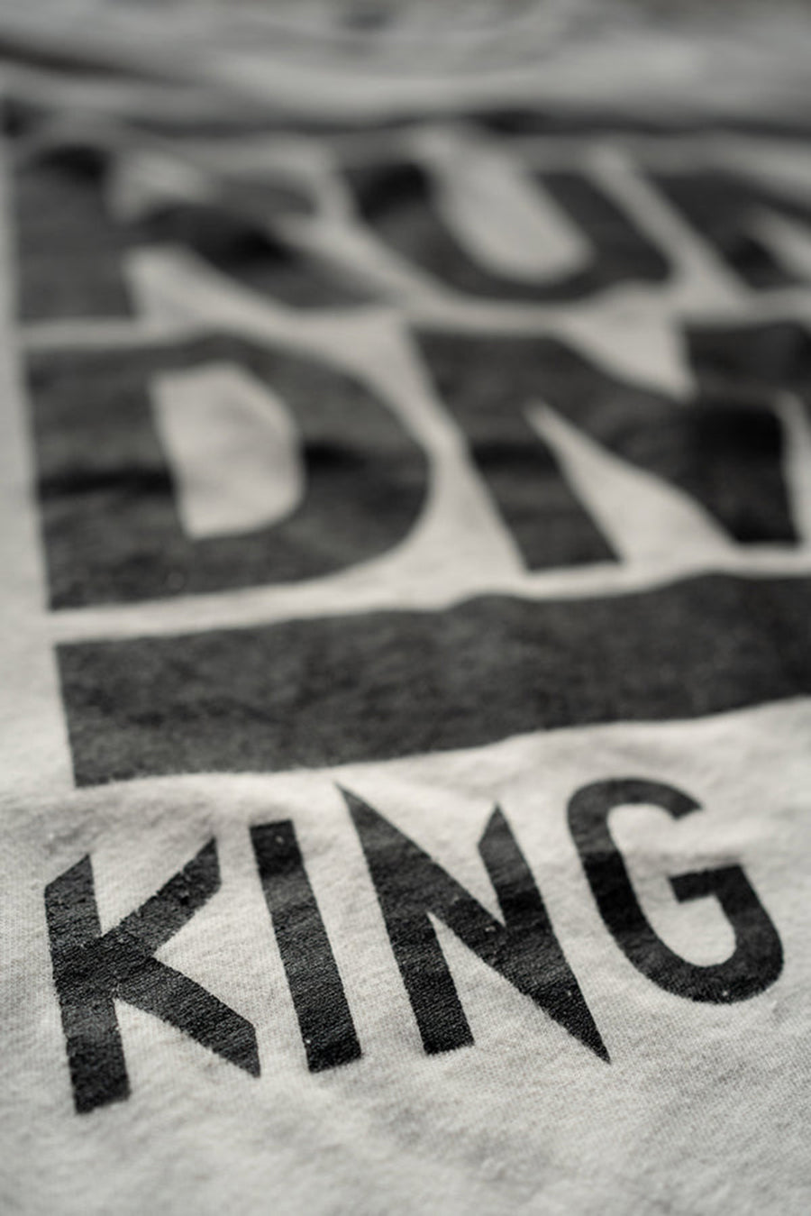 Run DMC King Of Rock Oversized Tee Vintage White