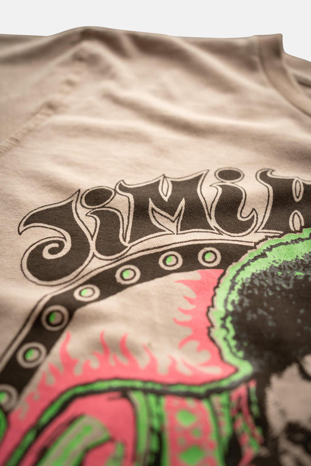 Jimi Hendrix Fire Tee Taupe