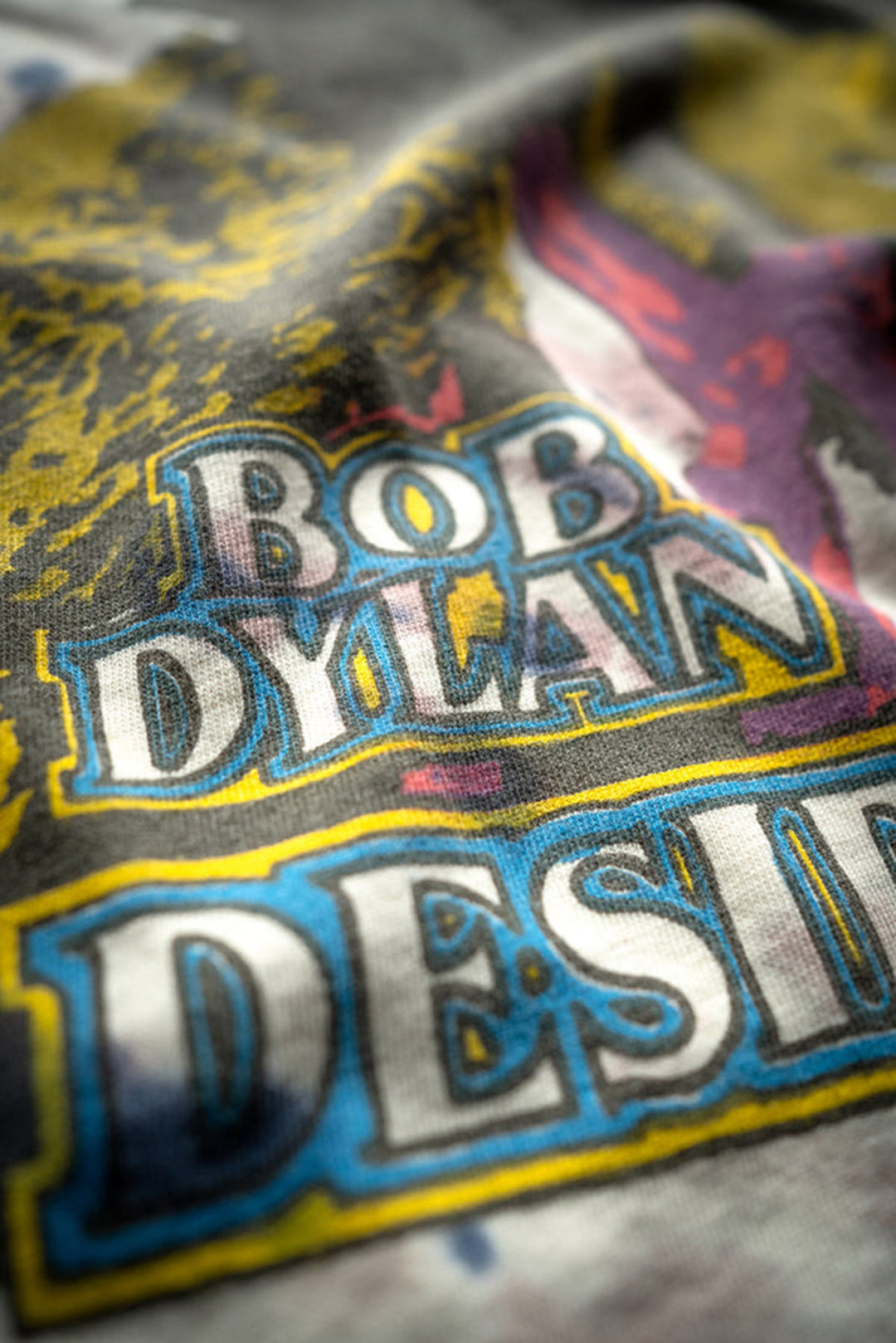 Bob Dylan Desire 2.0 Crop Tee Watercolor