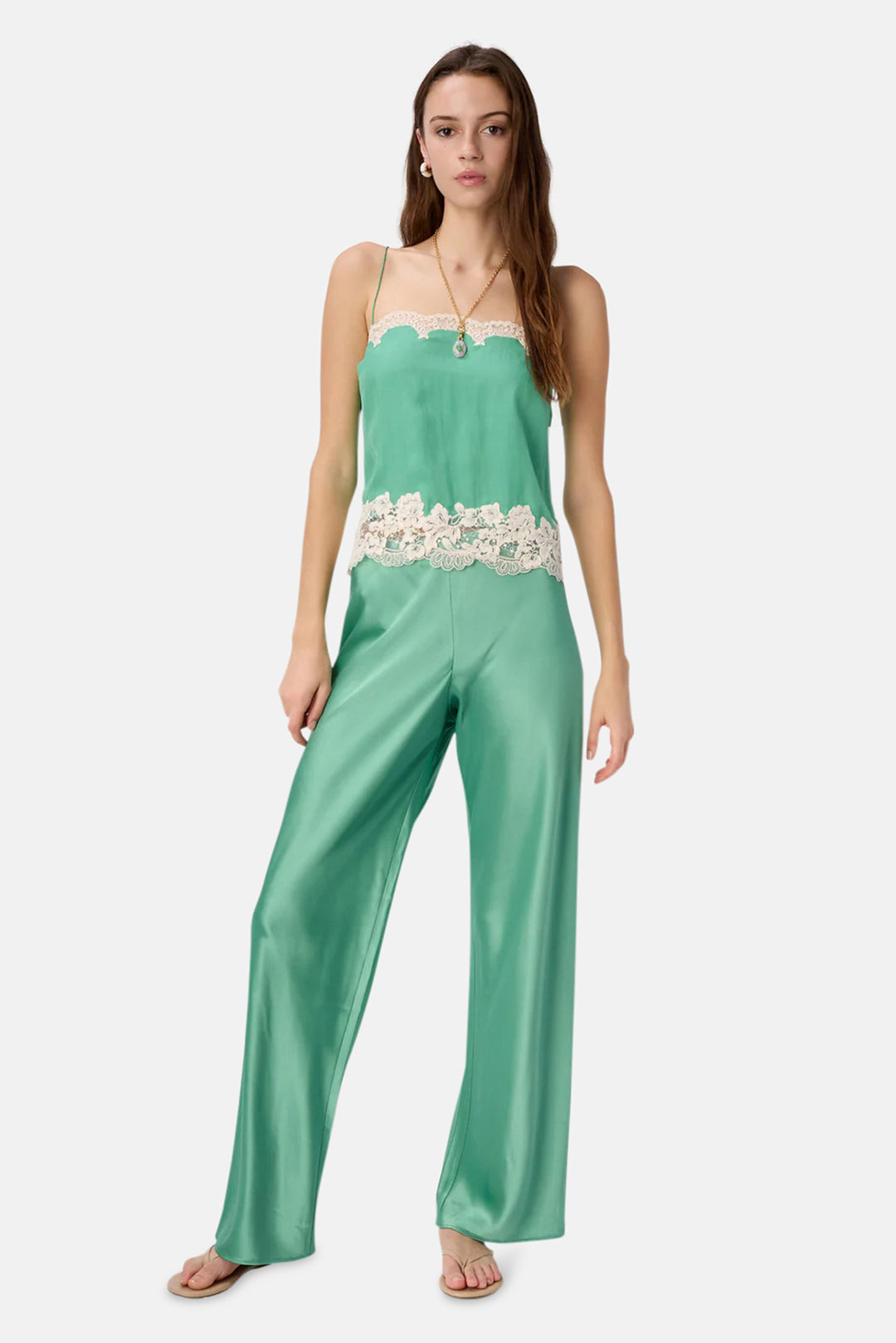 Maiya Silk Camisole Meadow