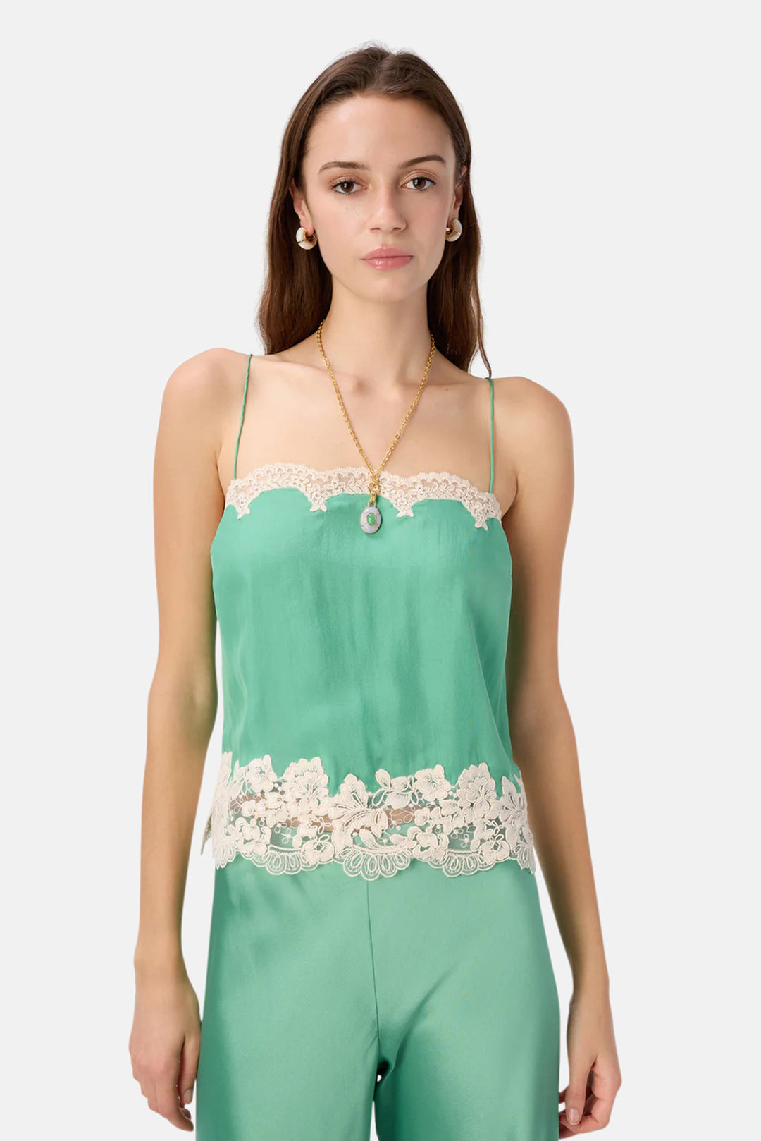 Maiya Silk Camisole Meadow