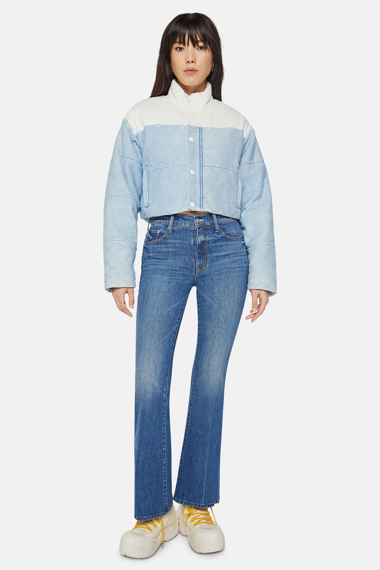 Drop Pillow Talk Puffer Crop Its Chill – blueandcream