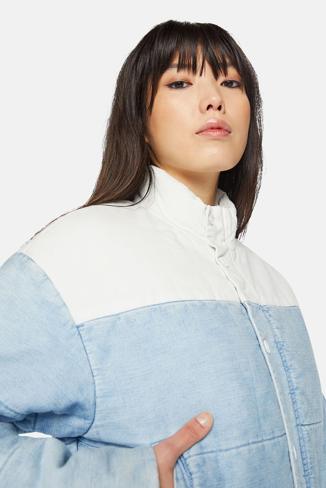 Drop Pillow Talk Puffer Crop Its Chill - Main Image