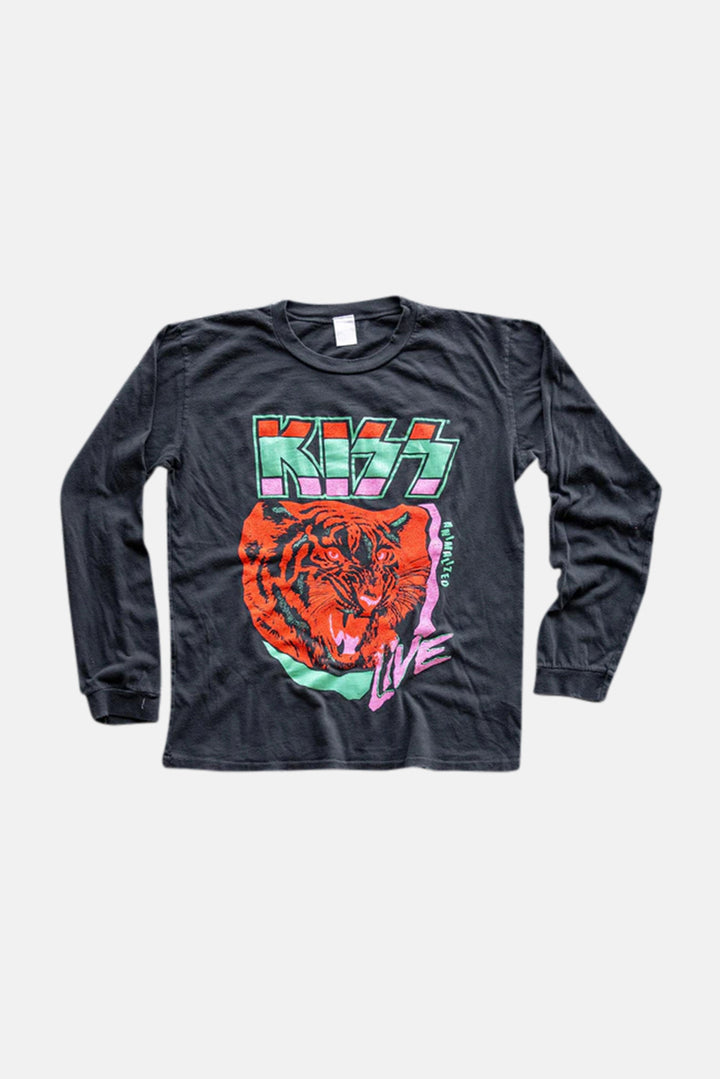 Kiss 1984 Long Sleeve Coal Pigment