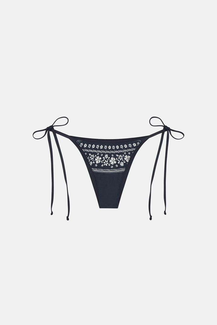 Mackenzie Cheeky String Bikini Bottom Malibu Blue