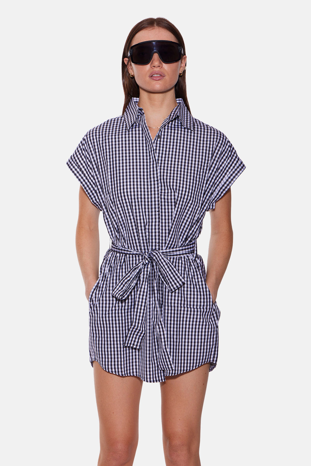 Maidstone Mini Shirt Dress Gingham