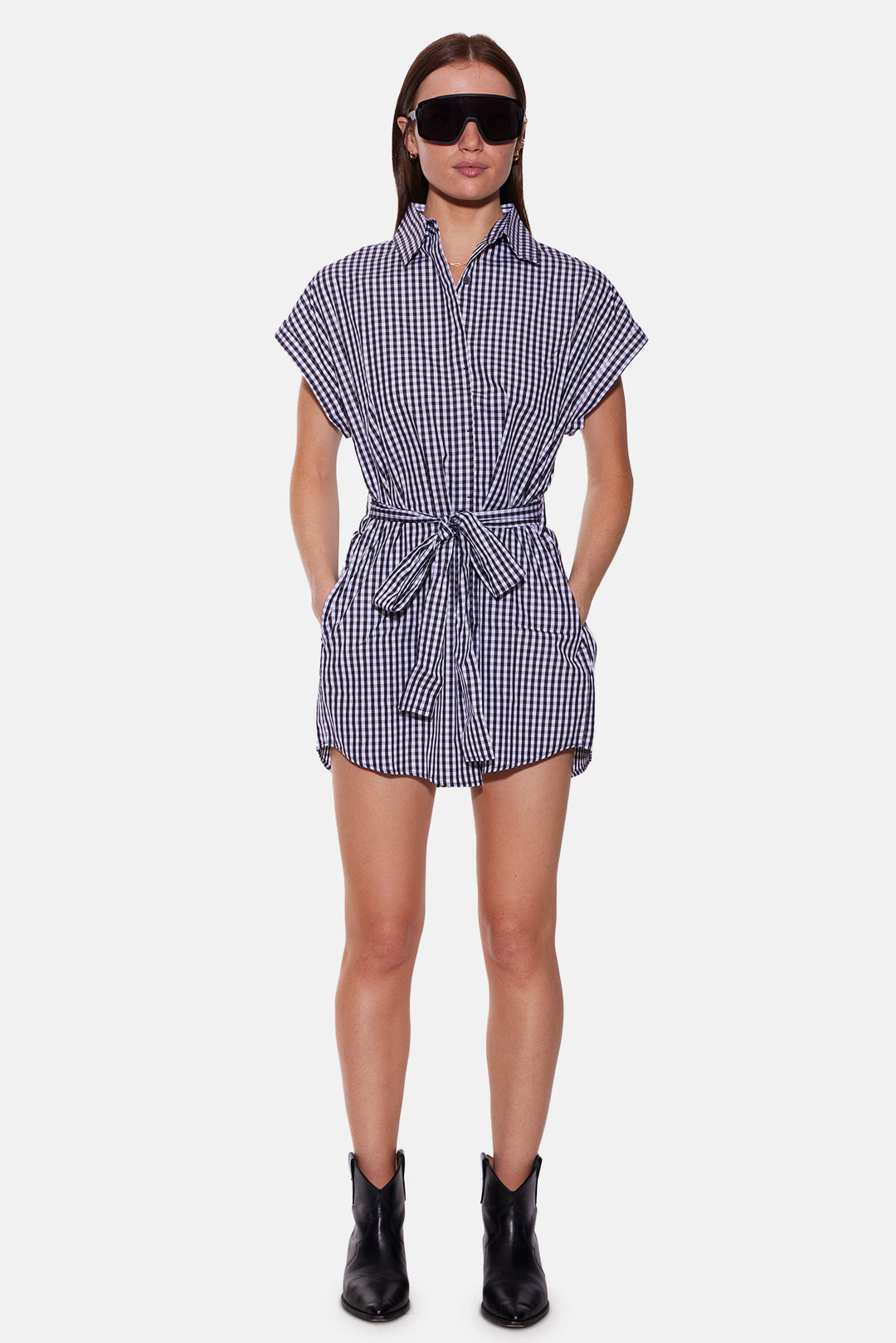Maidstone Mini Shirt Dress Gingham