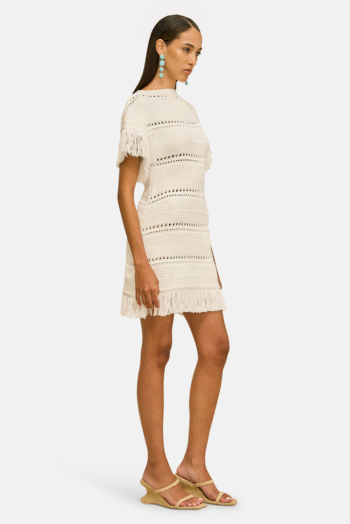 Maren Knit Dress Off White