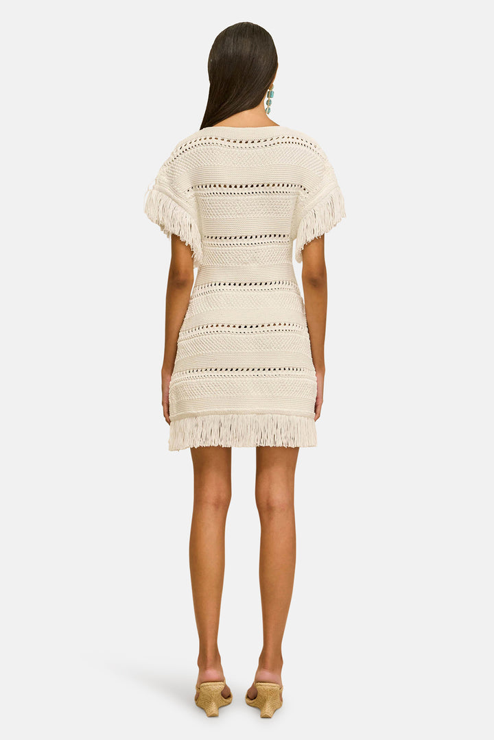 Maren Knit Dress Off White