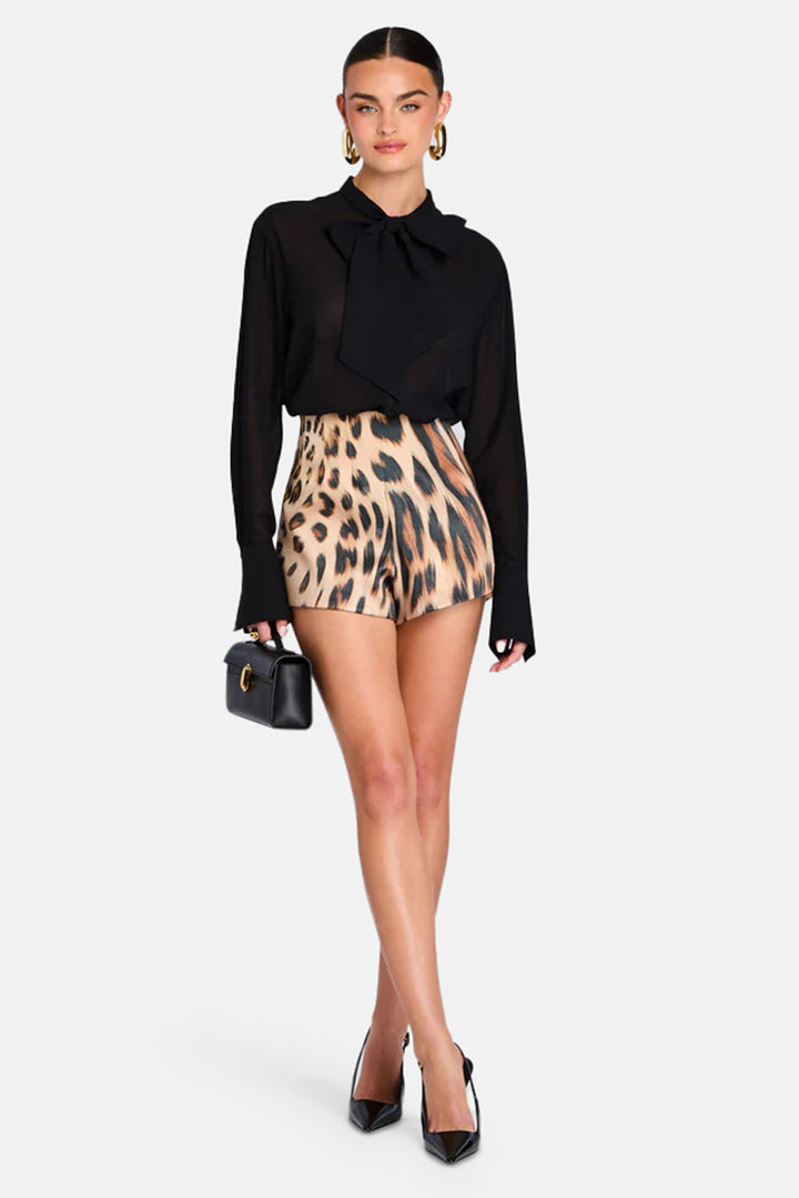 Marie Shorts Melting Animal Print