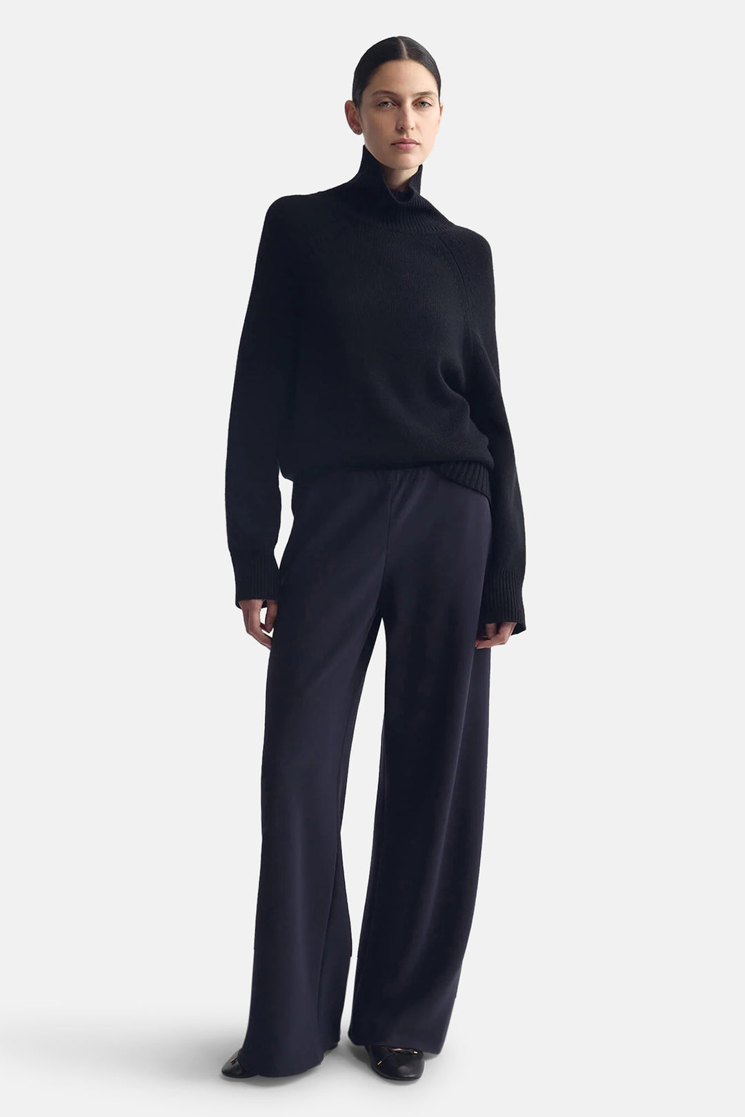 Marlow Wide Leg Pant Midnight