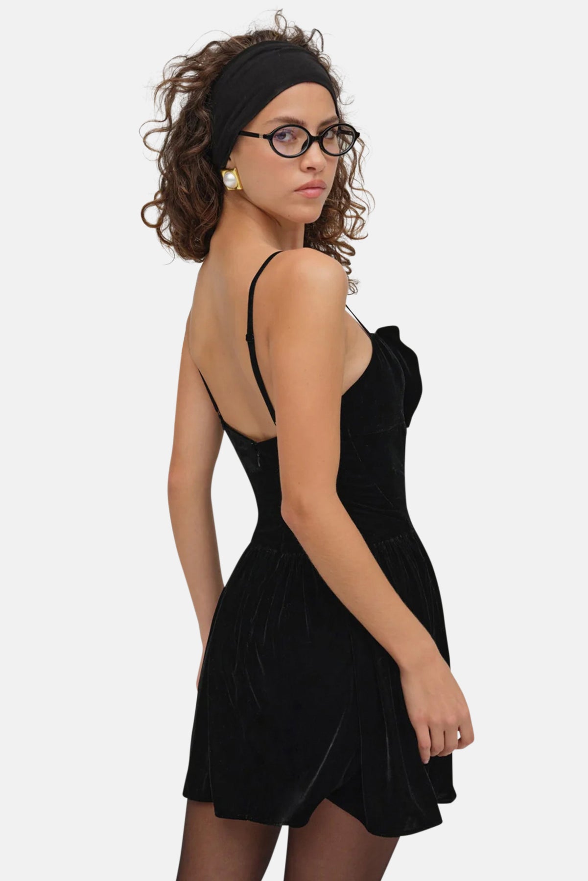 For Love & Lemons - Martini Velvet Mini Dress, Women's Dress, Black, S, Women's Apparel, Women's Clothing For Love & Lemons - Martini Velvet Mini Dress, Women's Dress, Black, S, Women's Apparel, Women's Clothing