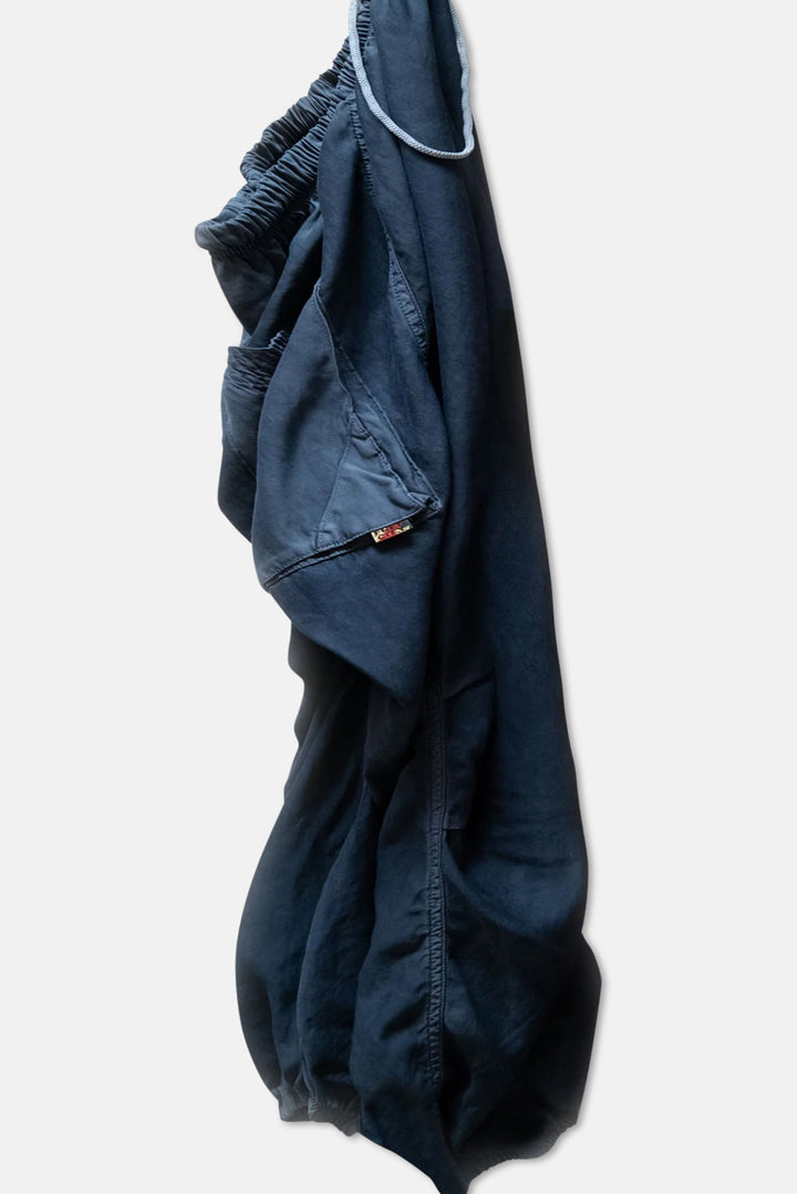 Matte/Satin Loose Drawcord Biggy Pant - Moonshrooms Powder