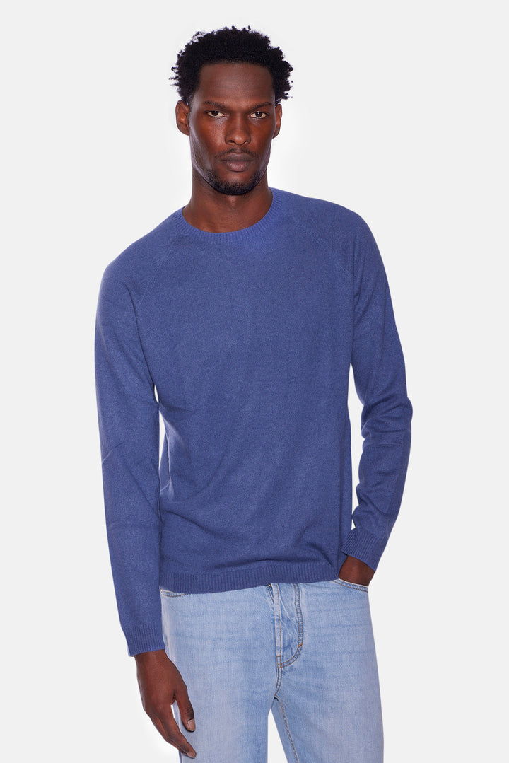Meadow Raglan Crewneck Indigo