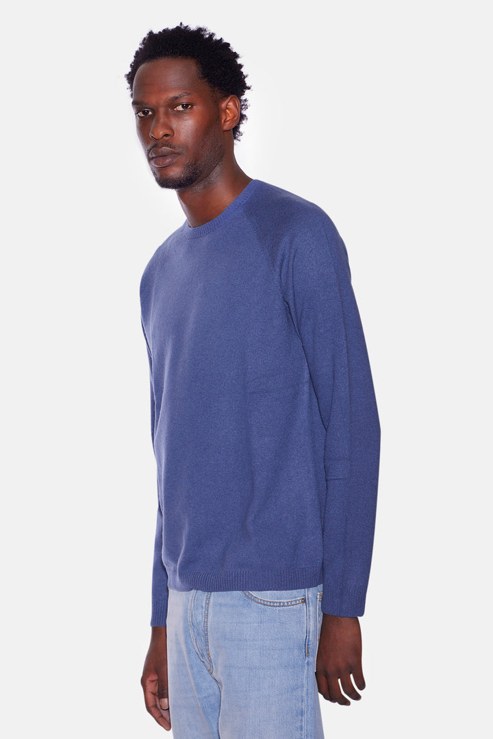 Meadow Raglan Crewneck Indigo