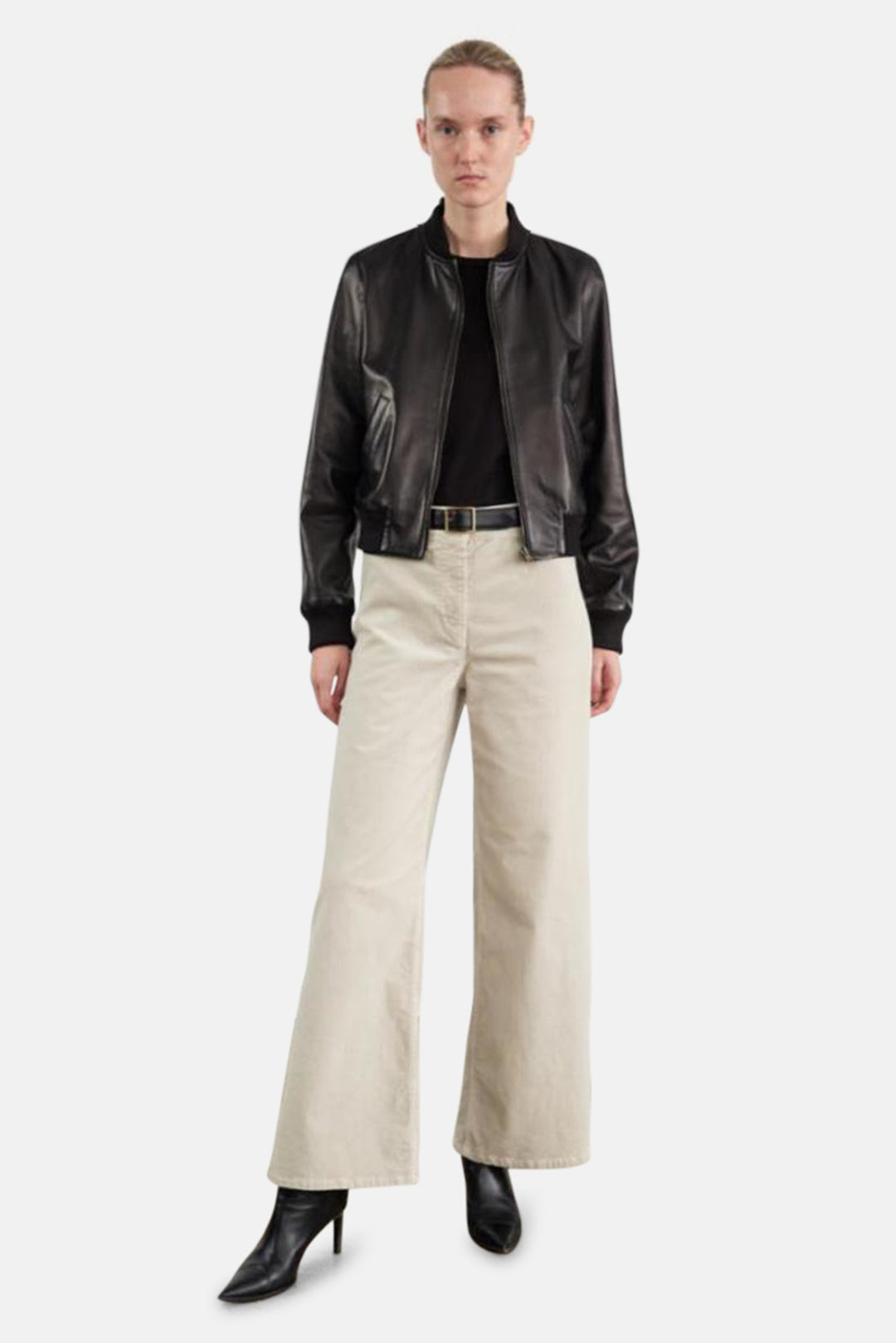 Megan Corduroy Pant Gesso