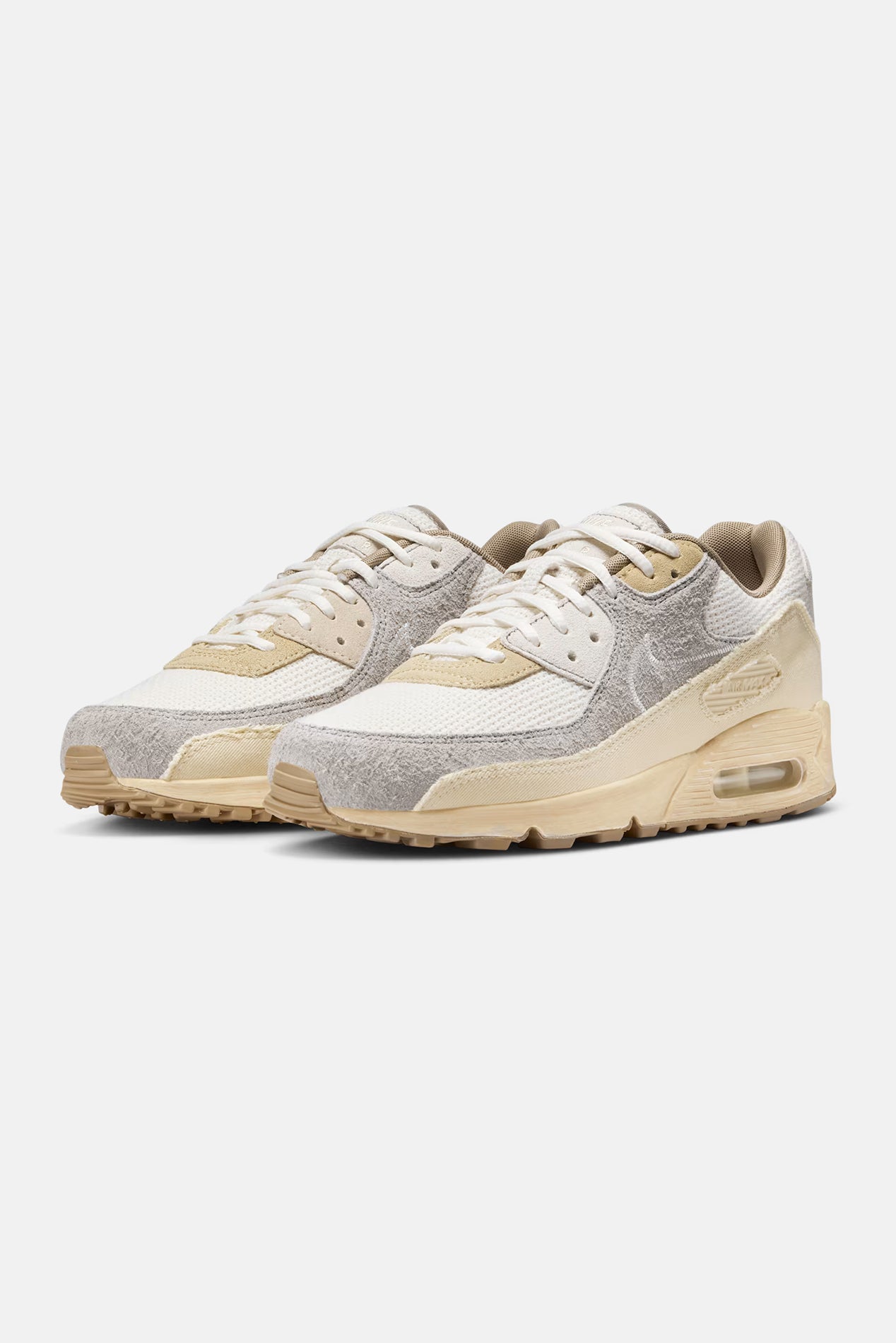 NIKE Men's Air Max 90 Premium 'Muslin/Pale Ivory' – blueandcream