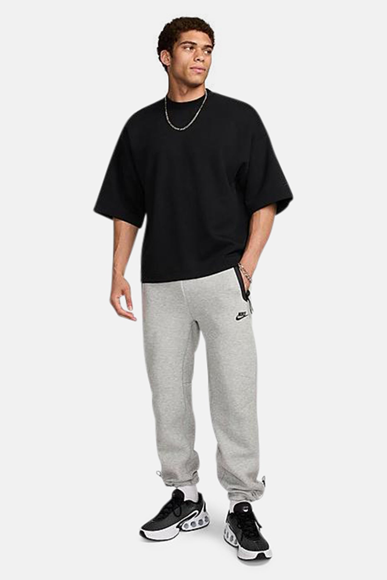 nike tech grey bottoms