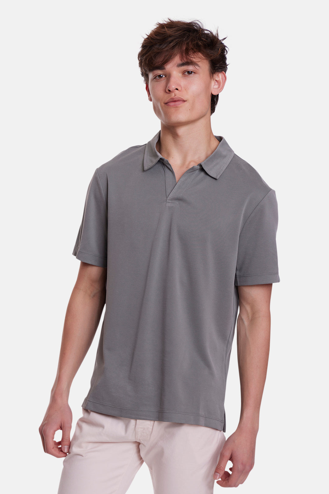 Micro Pique Johnny Polo Dark Olive
