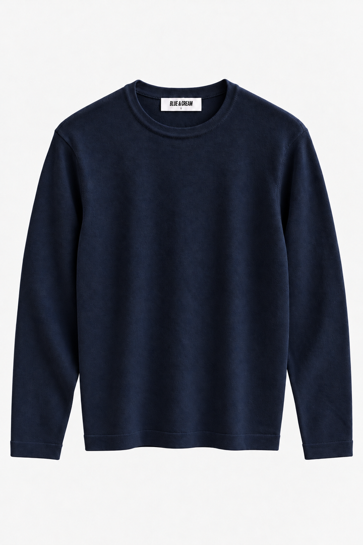 Reade Light Weight Crewneck Navy