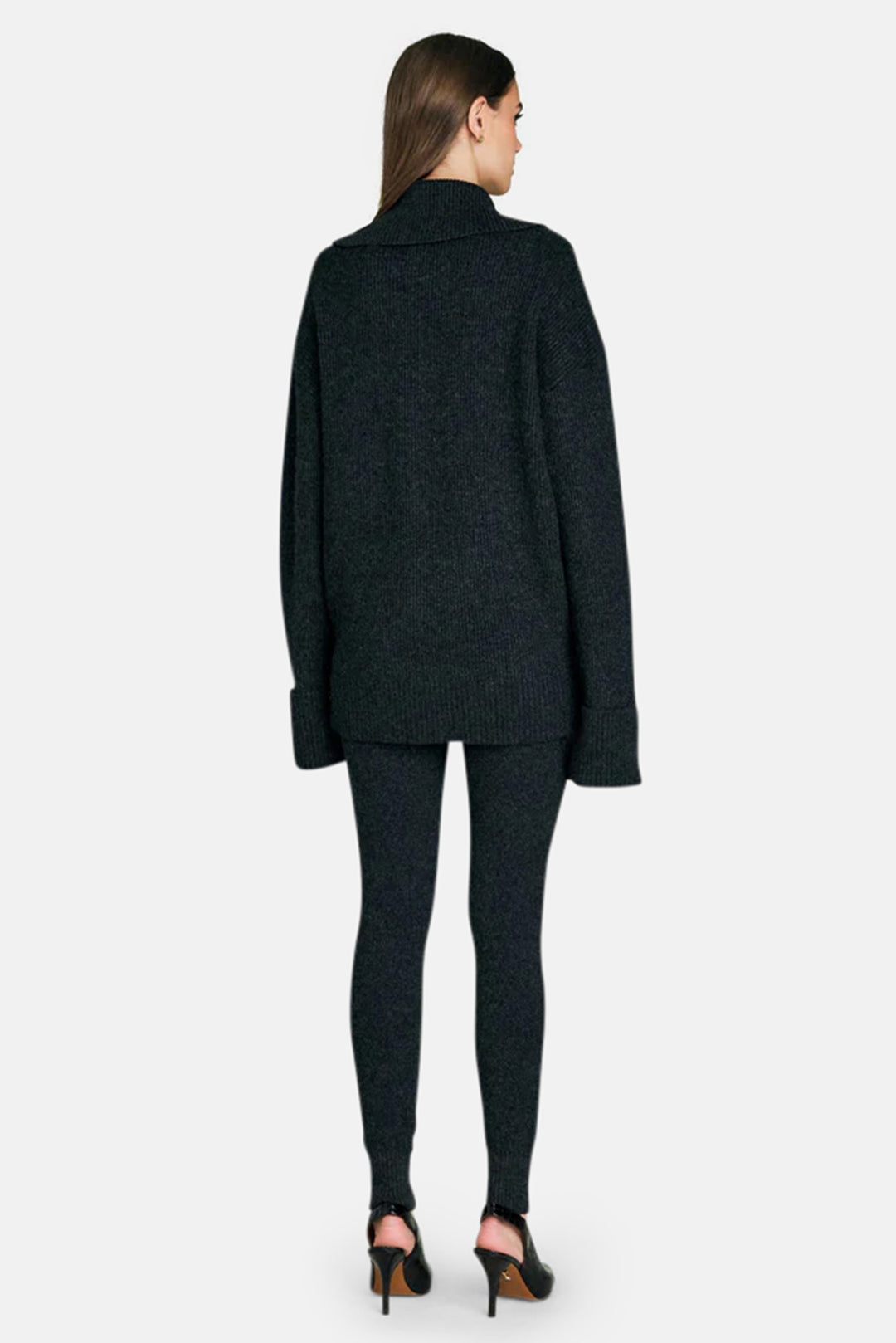 Mish Knit Legging Dark Charcoal