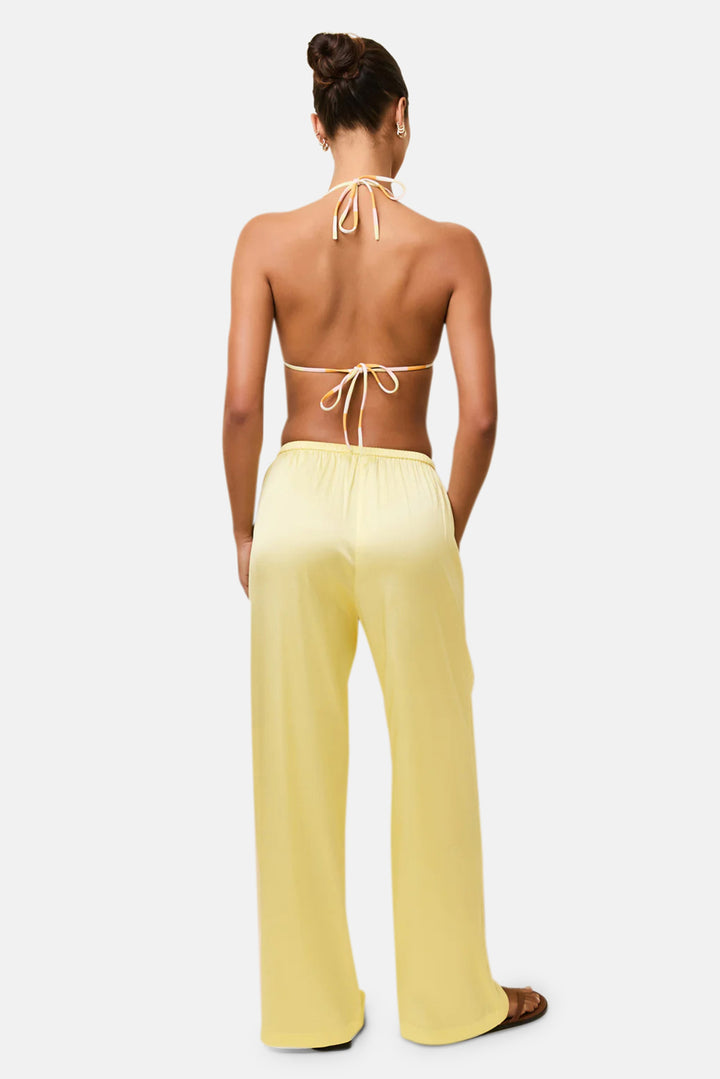 Monaco Satin Pant Custard