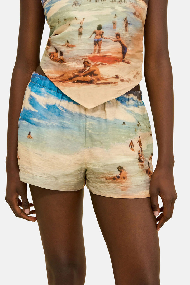 Mori Short Rio Beach Print