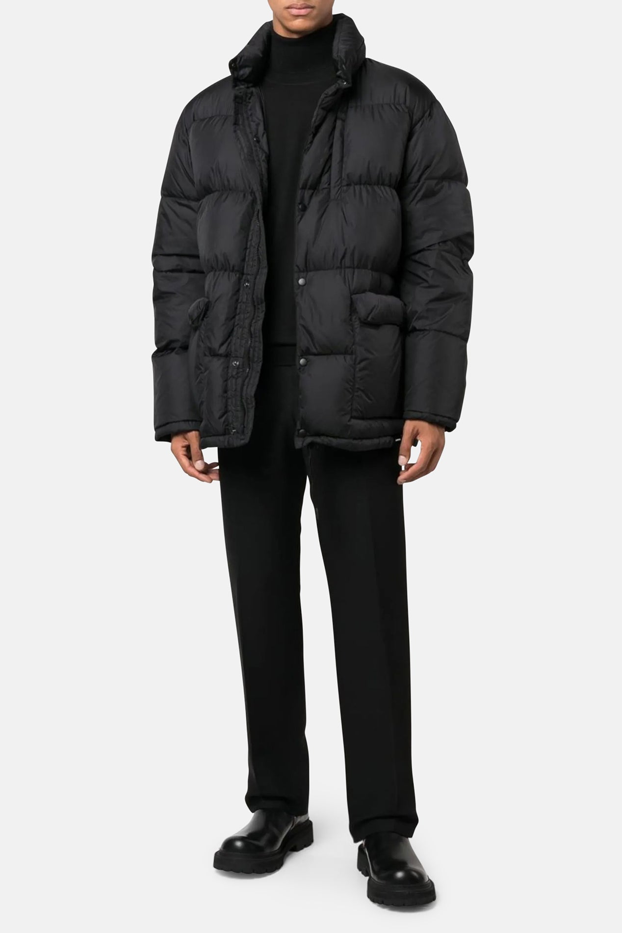 Aspesi Moschino II Long Puffy Black – blueandcream