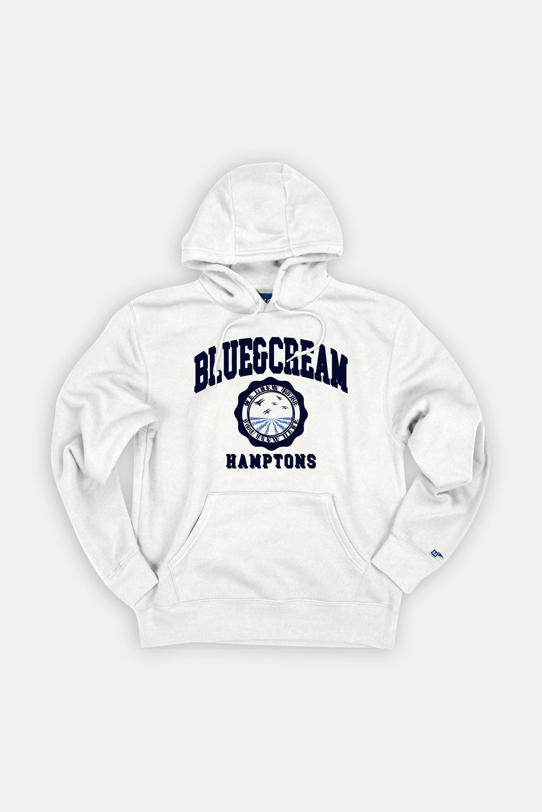 Hamptons We Grew Here Hoodie White
