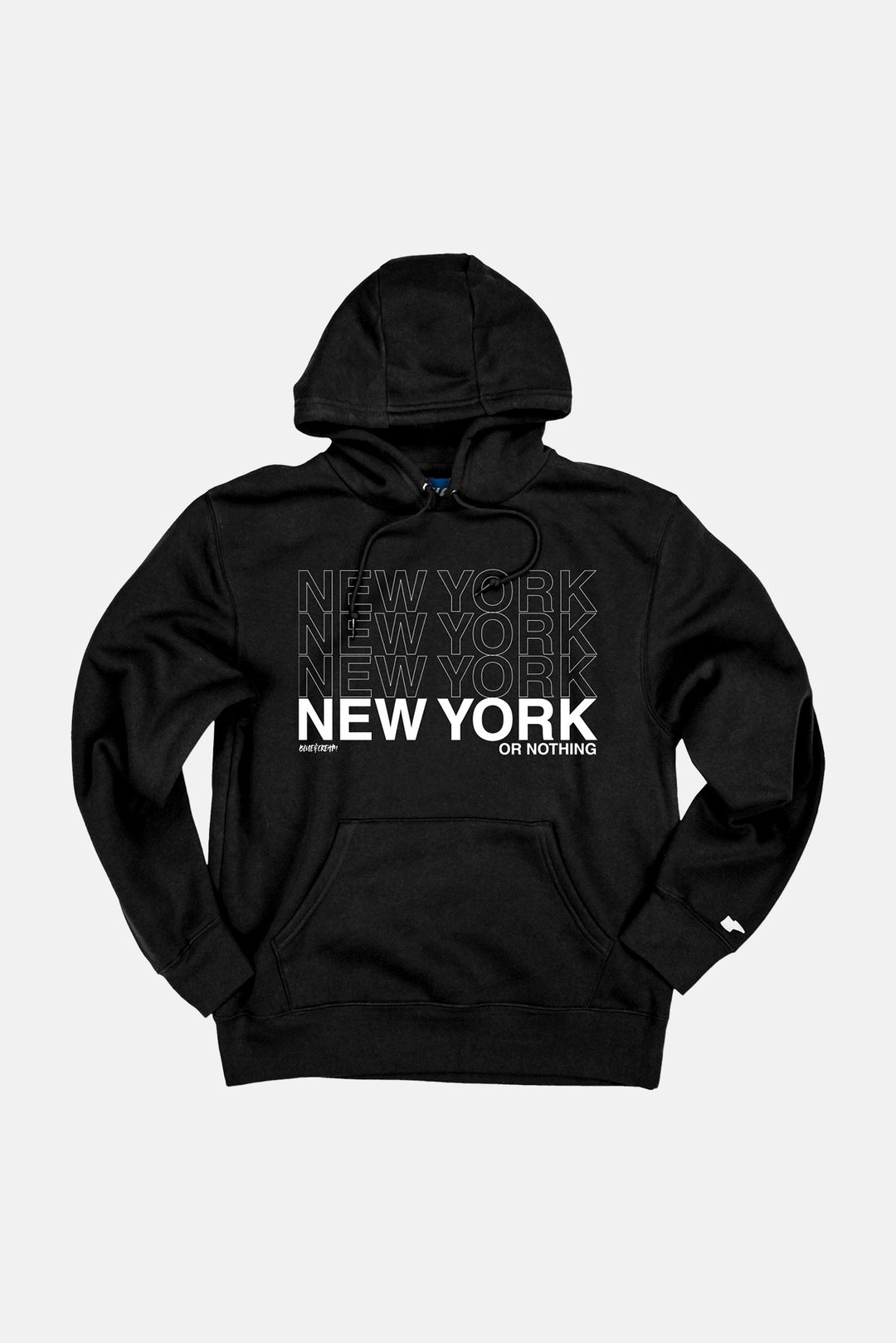 New York or Nothing Hoodie Jet Black