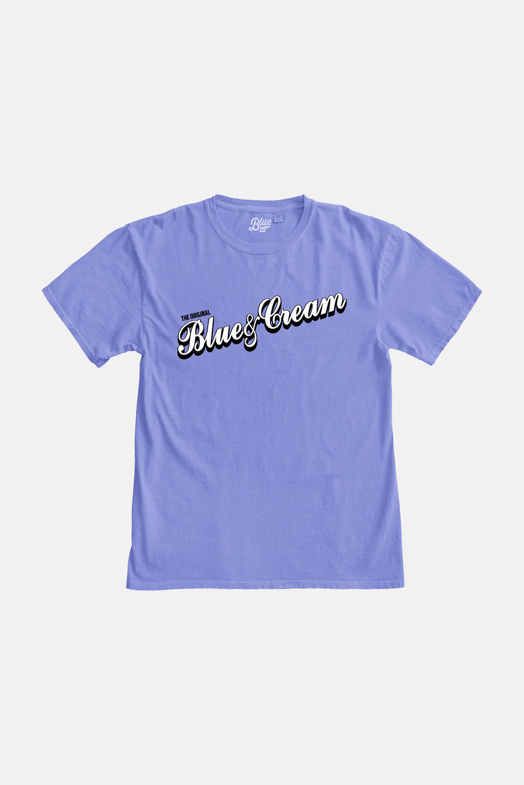 The Original Blue&Cream Tee Periwinkle